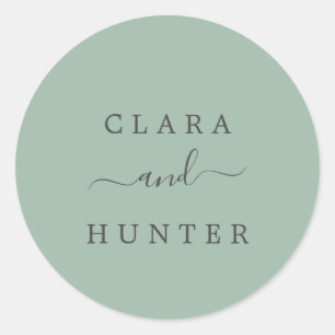 Adesivo Sage Green e Charcarbonus Envelope Seals