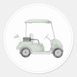 Adesivo Sage green golf carrinho