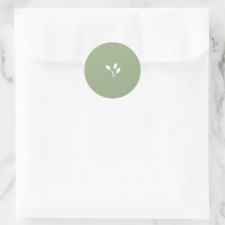 Adesivo Sage green, Leaf, Leaves, envelope seal, 