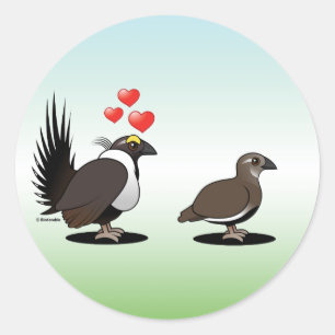 Adesivo Sage Grouse Love