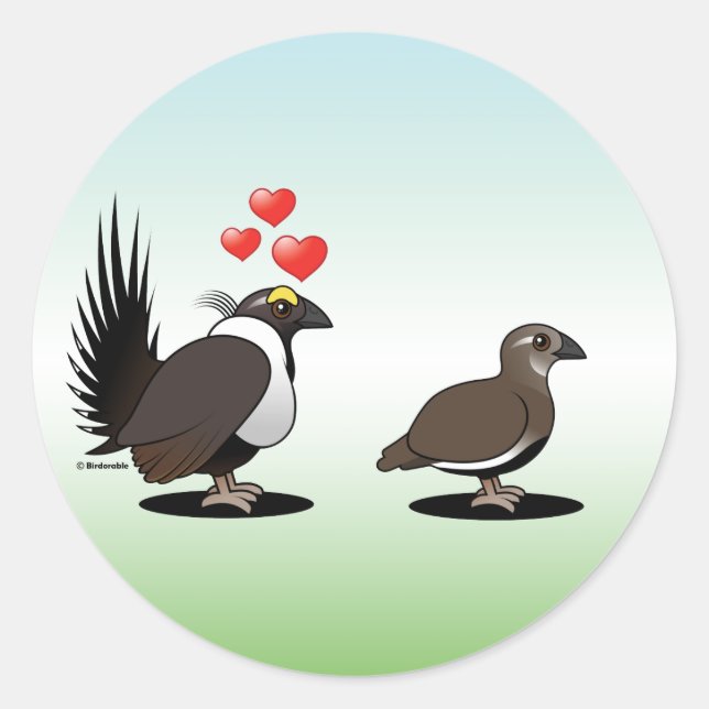 Adesivo Sage Grouse Love (Frente)