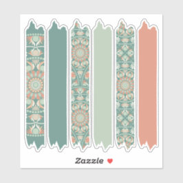 Adesivo Sage & Sand Retro Cheer Mandala Padrão Washington