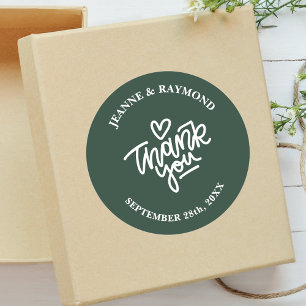 Adesivo Sage Verde Favor de Casamento Personalizado de Agr