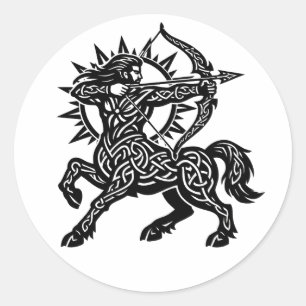 Adesivo Sagitário — O Arqueiro por BurnsInHell