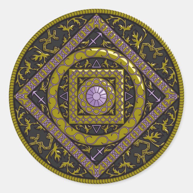 Adesivo Sagittarius Mandala Sticker (Frente)