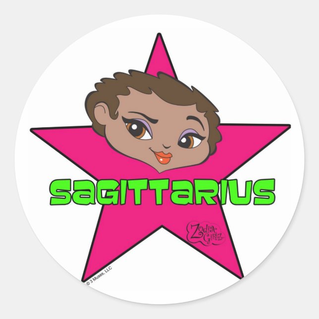 Adesivo Sagittarius Stickers (Frente)
