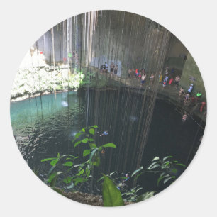 Adesivo Sagrado Blue Cenote, Ik Kil, México Stickers
