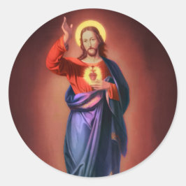 Adesivo Sagrado Coração de Jesus Cristo