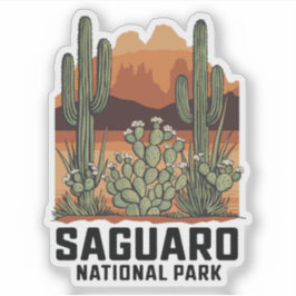 Adesivo Saguaro National Park Cactus