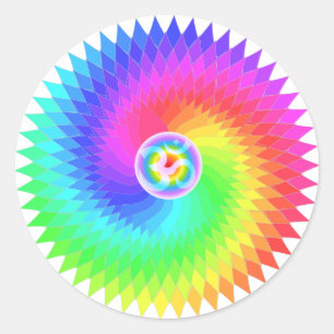 Adesivo Sahasrara a coroa Chakra
