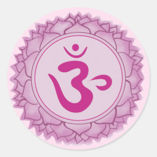 Adesivo Sahasrara ou coroa Chakra Sticker