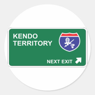 Adesivo Saída seguinte de Kendo