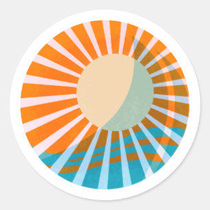 Adesivo Sail Sticker Orange Pink