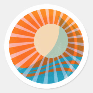 Adesivo Sail Sticker Orange Pink
