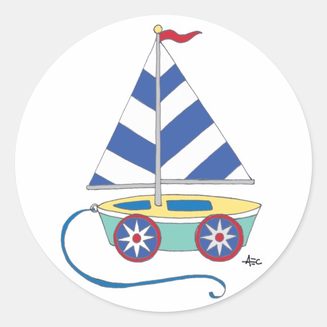 Adesivo Sailboat Sticker (Frente)