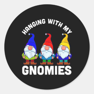Adesivo Saindo Com Meus Gnomos