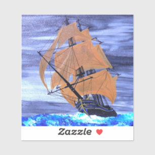 Adesivo Saindo correndo a tempestade