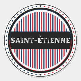 Adesivo Saint-Étienne City Pride Emblem – French Identity