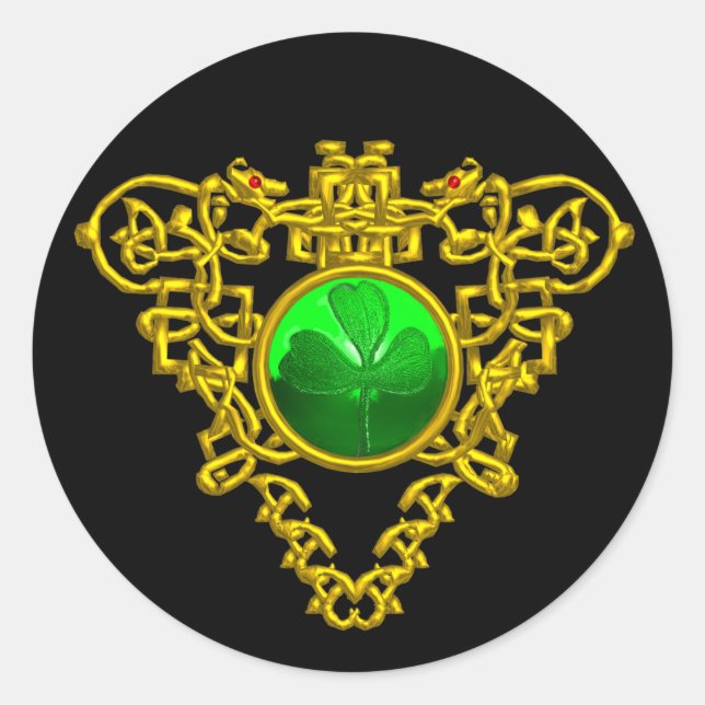 ADESIVO SAINT PATRICK'S CELTIC HEART (Frente)