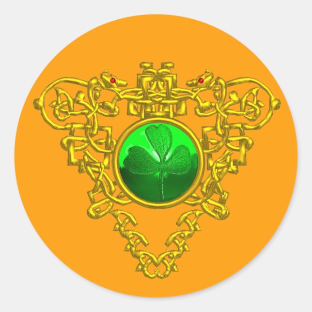 ADESIVO SAINT PATRICK'S CELTIC HEART (Frente)