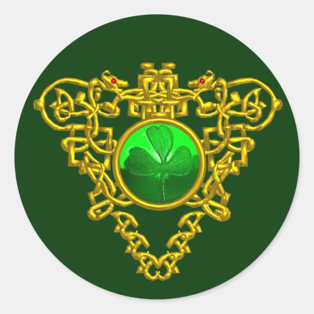 ADESIVO SAINT PATRICK'S CELTIC HEART (Frente)