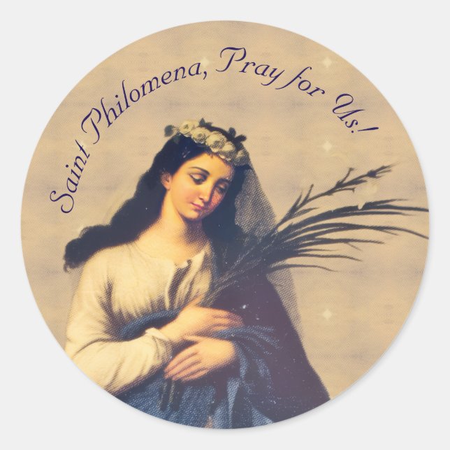 Adesivo Saint Philomena  (Frente)