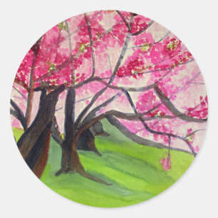 Adesivo Sakura - Arte do Flor de Cereja Japonês