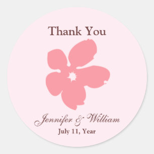 Adesivo Sakura Blossom Silhouette Favour Stickers
