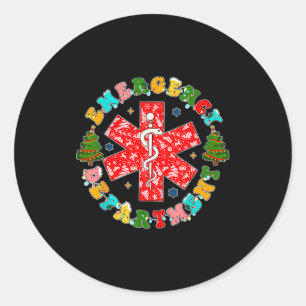 Adesivo Sala de Emergência de Natal Enfermeira Rn Departam