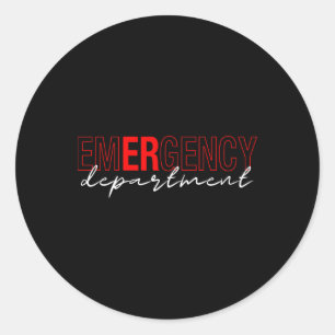 Adesivo Sala De Emergência Er Rn Enfermeiro Departamento D