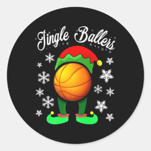 Adesivo Sala de Grupo Familiar de Basquete Elf de Natal
