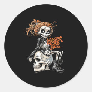 Adesivo Sala de Vintagem de Ghoul Cute do Monster Lover
