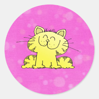 Adesivo Sala rosa de Kitten