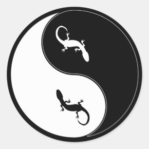Adesivo Salamandra de Yin Yang