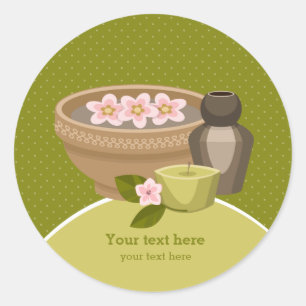 Adesivo Salão de beleza dos termas da beleza