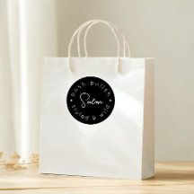 Salão de beleza personalizado com logotipo moderno