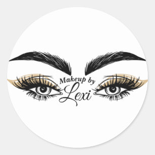 Adesivo Salão de Beleza Pretty Eyes Maquiagem Cílios Pesta