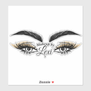 Adesivo Salão de Beleza Pretty Eyes Maquiagem Cílios Pesta