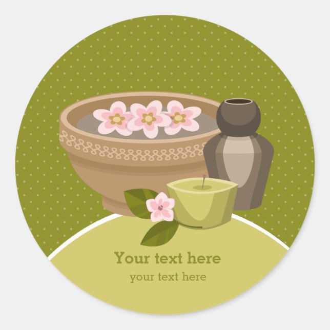 Adesivo Salão de beleza spa (Frente)