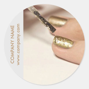 Adesivo salão de unhas de boneca de moda