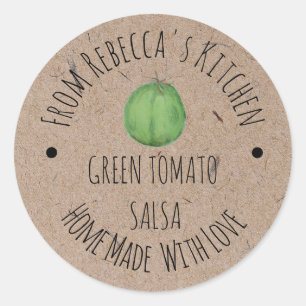 Adesivo Salas de Tomate Verde Personalizado