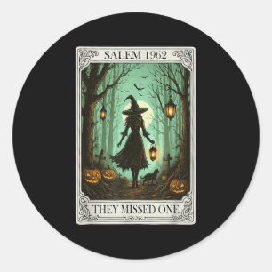 Adesivo Salem 1692 Bruxa De Halloween Perderam Um Tarô C