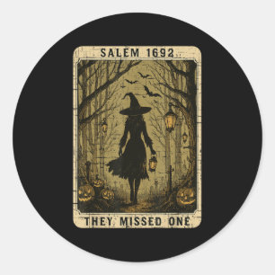 Adesivo Salem 1692 Bruxa De Halloween Perderam Um Tarô C