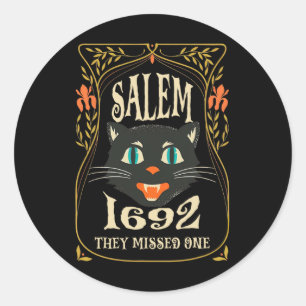 Adesivo Salem 1692 Eles Perderam Um Dia das Bruxas