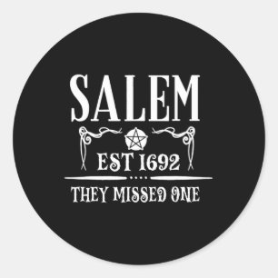 Adesivo Salem 1692 Eles Perderam Um Para O Dia Das Bruxas