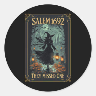 Adesivo Salem 1692 Eles Perderam Uma Bruxa De Halloween Ta