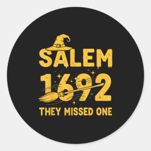 Adesivo Salem 1692 Eles Perderam Uma Bruxa De Salem Hallow