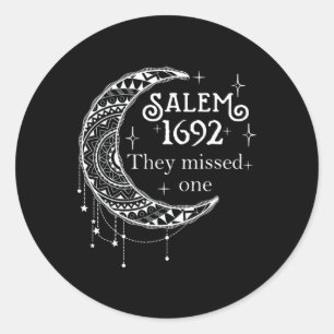 Adesivo Salem 1692 Perderam Um - Salem Witch 1692 Hall