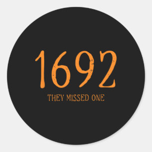 Adesivo Salem 1692 Perderam Uma Bruxa De Halloween Diverti