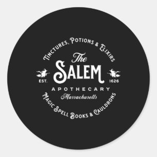 Adesivo Salem Machusets Apothecary Vintage Salem Est 1626